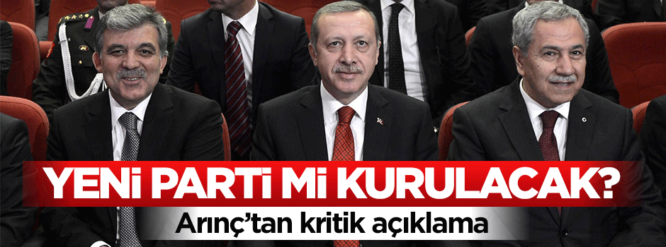 Abdullah Gül ve Bülent Arınç, yeni parti kuracak mı?