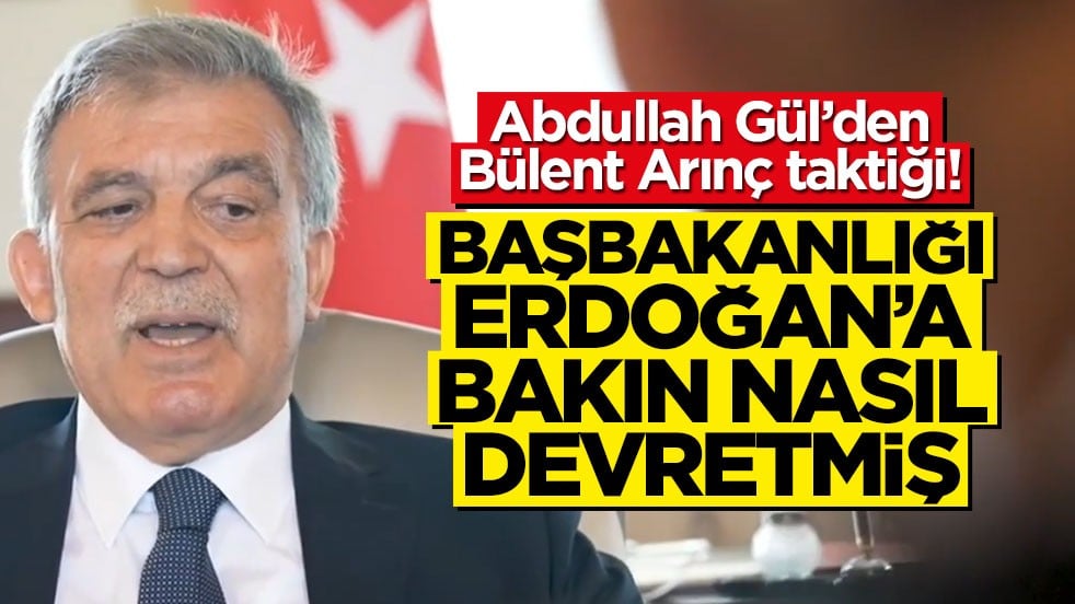 Abdullah Gül’den Bülent Arınç taktiği! Başbakanlığı Erdoğan’a bakın nasıl devretmiş