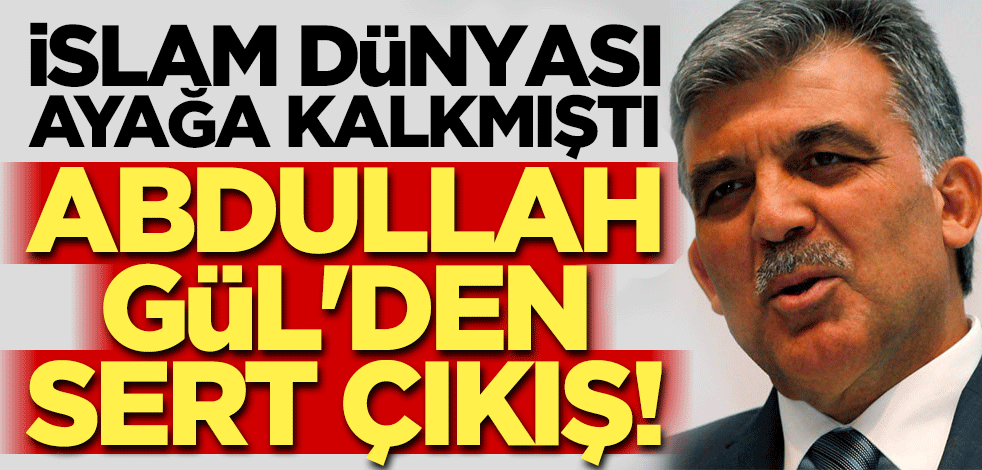 Abdullah Gül'den sert tepki: Çirkin mizanseni izledim!