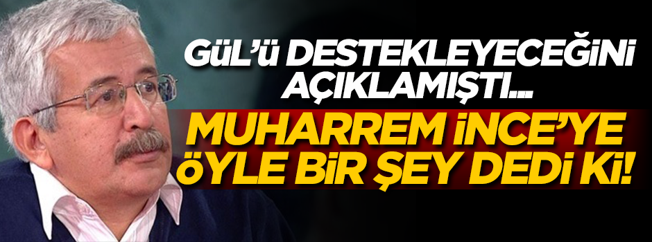 Abdullah Gül'ü destekleyen Ufuk Uras, Muharrem İnce'nin sözlerini yanlış anladı