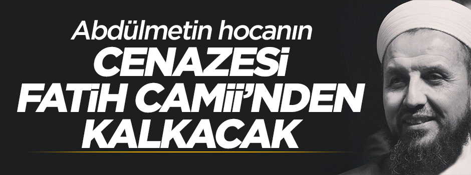 Abdülmetin Balkanlıoğlu'nun cenazesi ikindi vakti Fatih'ten kalkacak