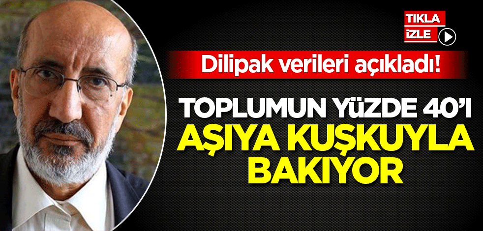 Abdurrahman Dilipak verileri açıkladı: Toplumun yüzde 40'ı aşıya kuşkuyla bakıyor