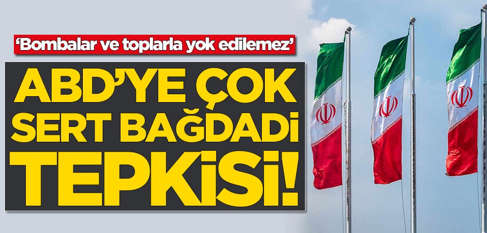 ABD'ye çok sert Bağdadi tepkisi!