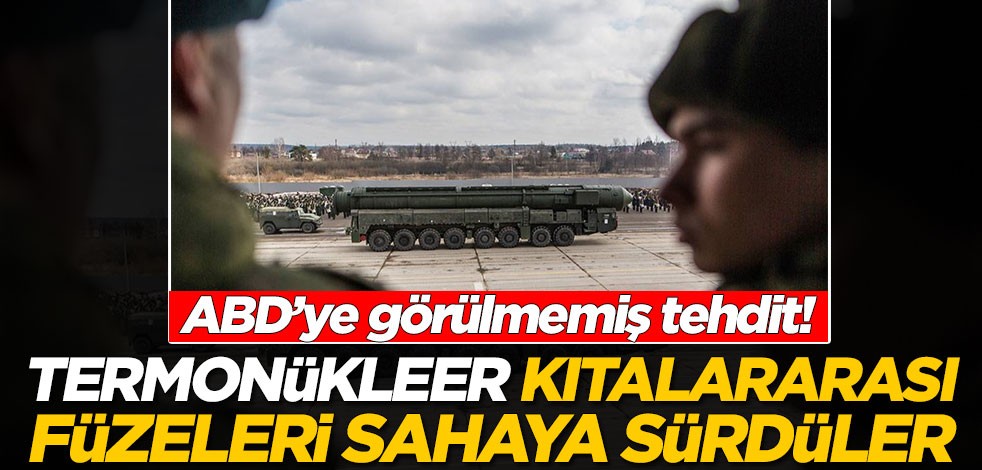 ABD’ye görülmemiş tehdit! Termonükleer füzeleri sahaya sürdüler