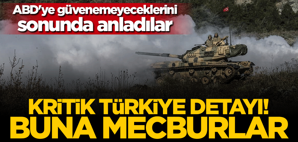 ABD'ye güvenemeyeceklerini anladılar... Türkiye ile iş birliği yapmak zorundalar