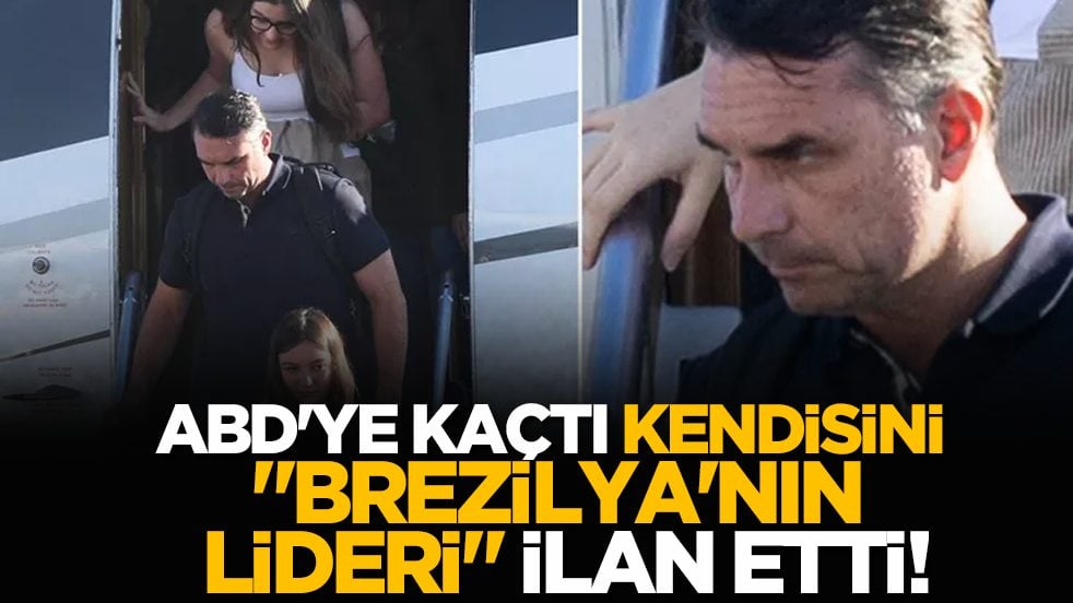 ABD'ye kaçtı, kendisini "Brezilya'nın lideri" ilan etti!