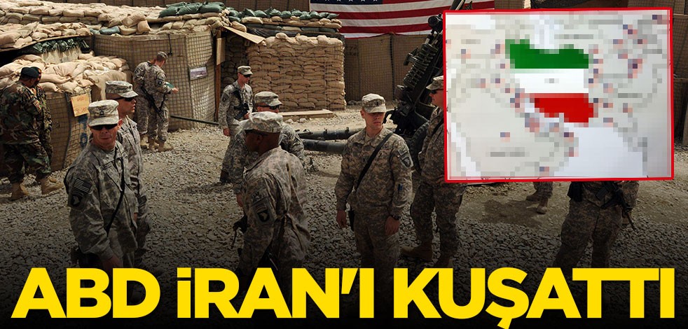 ABD'ye tehditler savuran İran'ın elini kolunu bağlayan harita