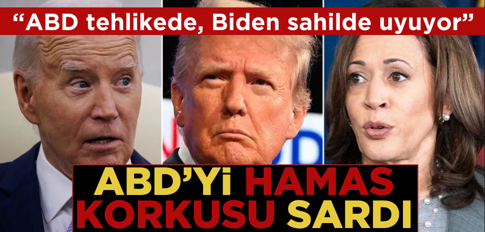ABD’yi Hamas korkusu sardı: Güvende değiliz, Biden sahilde uyuyor!