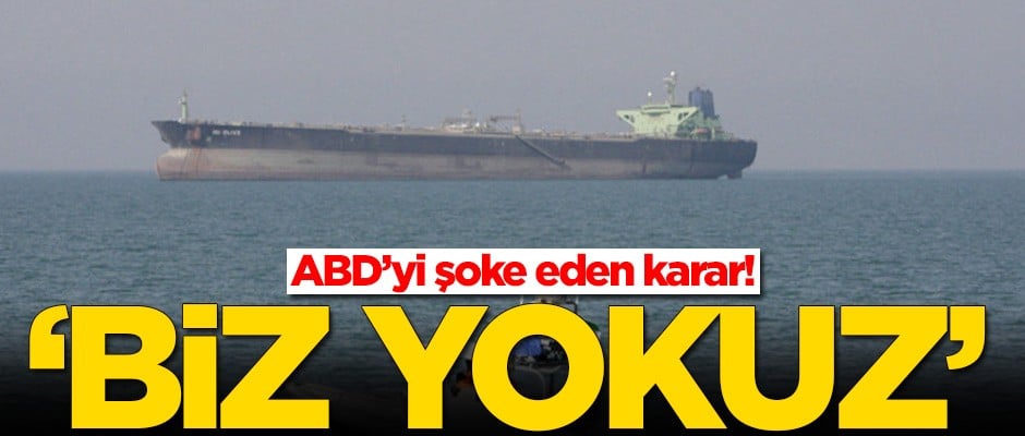 ABD'yi şoke eden karar! 'Biz yokuz'