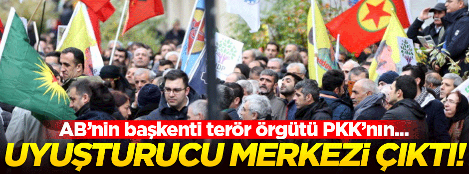 O ülke PKK'nın uyuşturucu merkezi çıktı!