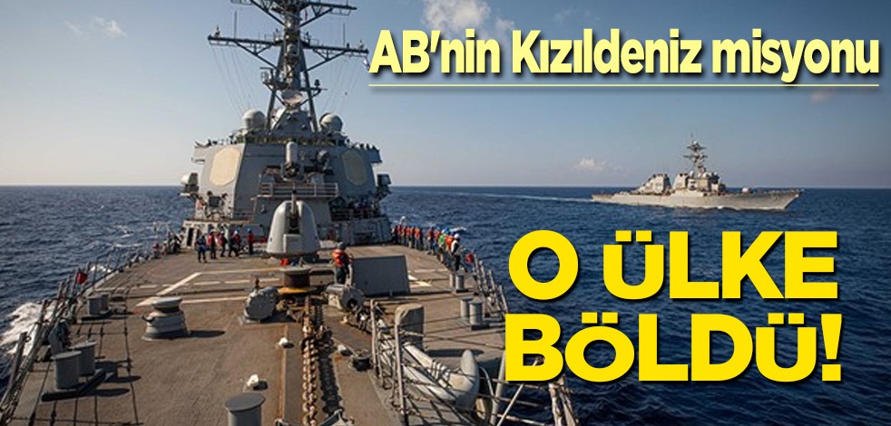 AB'nin Kızıldeniz misyonu: Kritik bir gelişmeyi kamuoyu ile paylaştı! Katılım konusu: İspanya hükümetini böldü