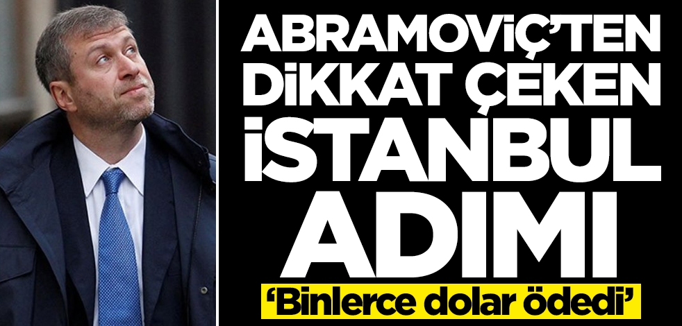 Abramoviç'ten dikkat çeken İstanbul adımı! Binlerce dolar ödedi