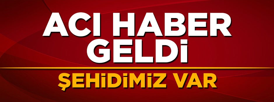 Acı haber geldi! 1 asker şehit