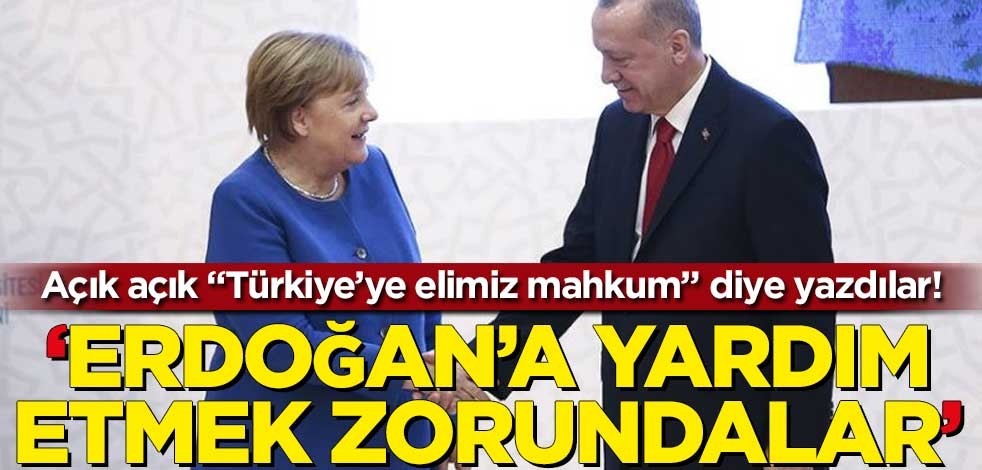 Açık açık "Erdoğan’a elimiz mahkum" diye yazdılar! "Erdoğan'a yardım etmek zorundalar"