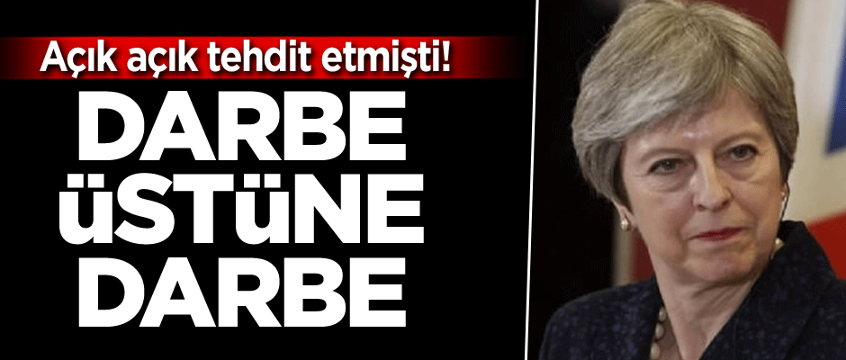 Açık açık tehdit etmişti! Darbe üstüne darbe...