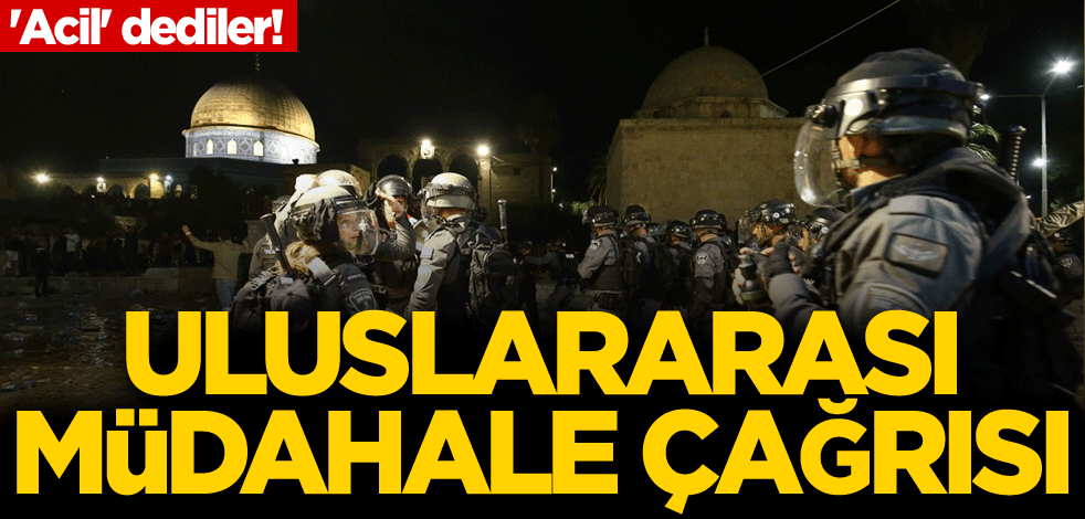 'Acil' dediler! Uluslararası müdahale çağrısı