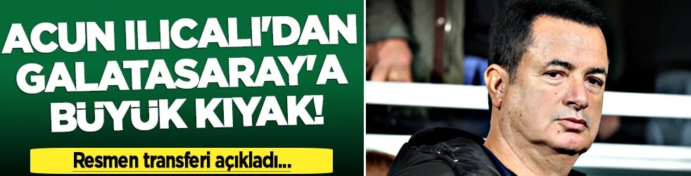 Acun Ilıcalı'dan Galatasaray'a büyük kıyak! İşi bitirdi ve sağ bek ile anlaştı...