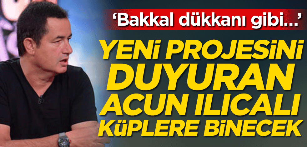 Acun Ilıcalı’nın yeni projesini yerden yere vurdular! ‘Bakkal dükkanı gibi…’