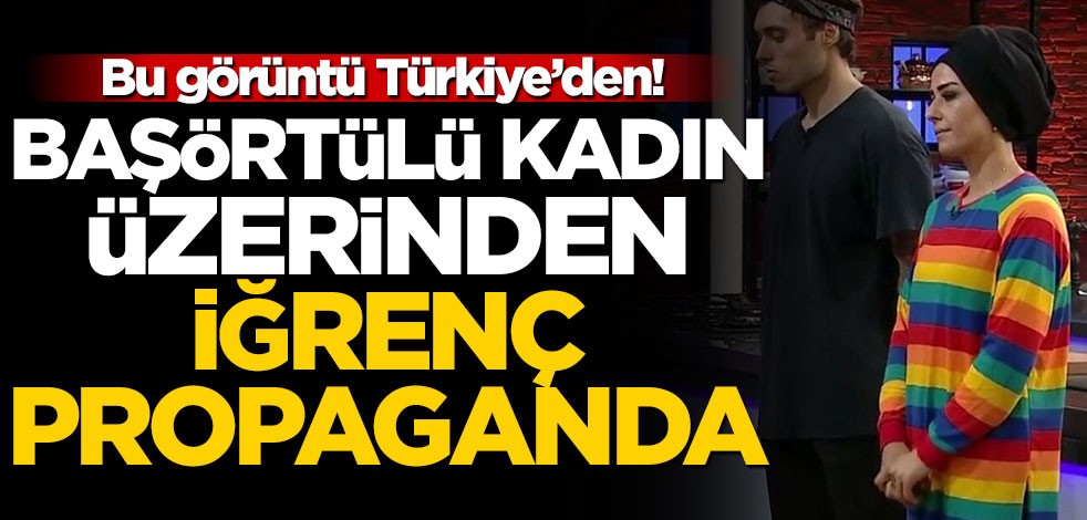 Acun’un kanalında başörtülü kadın üzerinden rezil mesaj