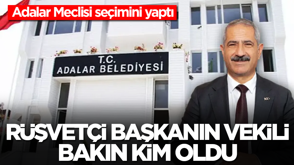 Adalar Meclisi seçimini yaptı: Rüşvetçi başkanın vekili bakın kim oldu