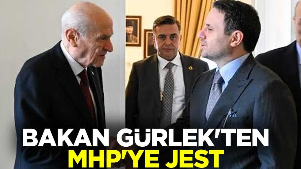Bakan Gürlek'ten MHP'ye jest