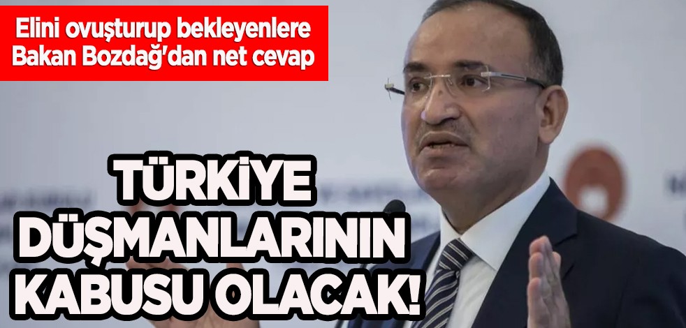 Adalet Bakanı Bozdağ: Hedefine ulaşan Türkiye gemisi Allah'ın izniyle yine hedefine ulaşacak