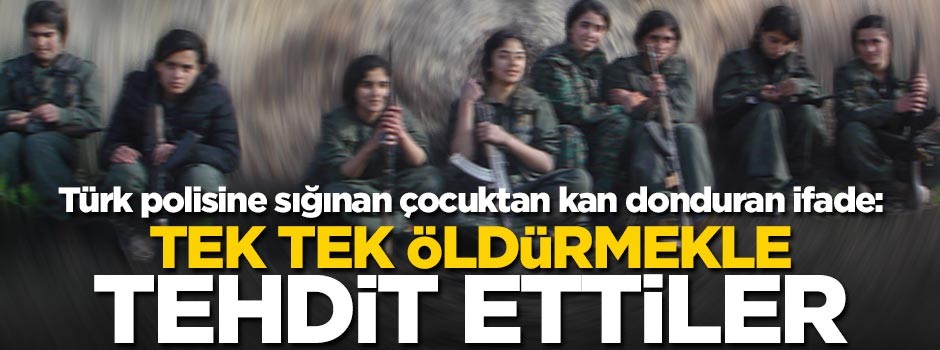 Terörist bulamayan PKK, çocukları tehditle dağa çıkarıyor