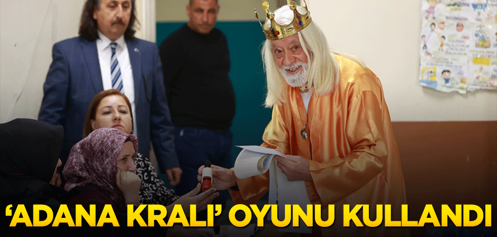 "Adana Kralı" da oy kullandı
