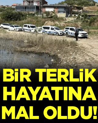 Adana'da bir terlik için canından oldu!
