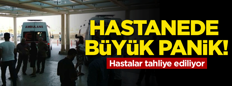 Adana'da hastanede büyük panik! Hastalar tahliye ediliyor