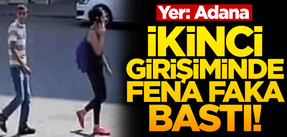 Adana'da kapkaç şüphelisi İkinci girişiminde enselendi!