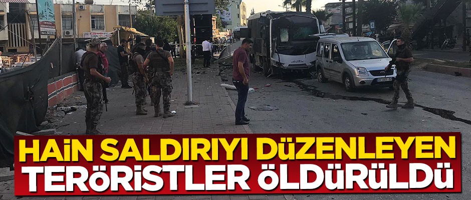 Adana'da polis aracına saldırı düzenleyen teröristler öldürüldü