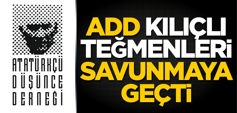 ADD, kılıçlı teğmenleri savunmaya geçti