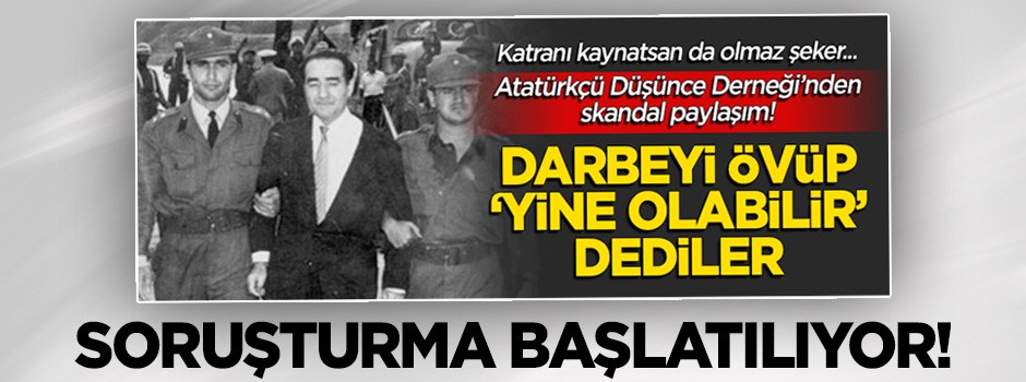 ADD'nin küstah paylaşımına soruşturma başlatılıyor!