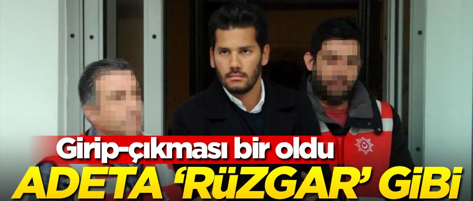 Adeta 'rüzgar' gibi... Girip-çıkması bir oldu
