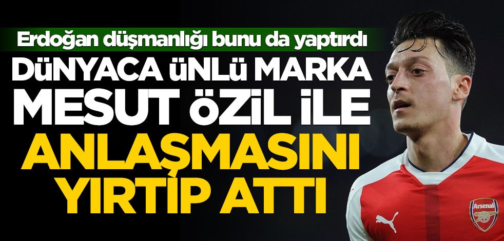 Adidas, Mesut Özil ile anlaşmasını iptal etti