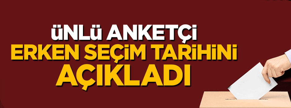 Adil Gür erken seçim tarihini açıkladı