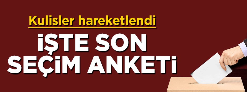 Adil Gür son seçim anketinin sonuçlarını paylaştı