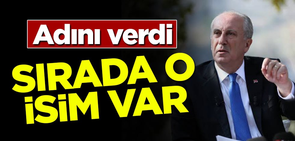 Adını verdi! CHP'de sırada o isim var