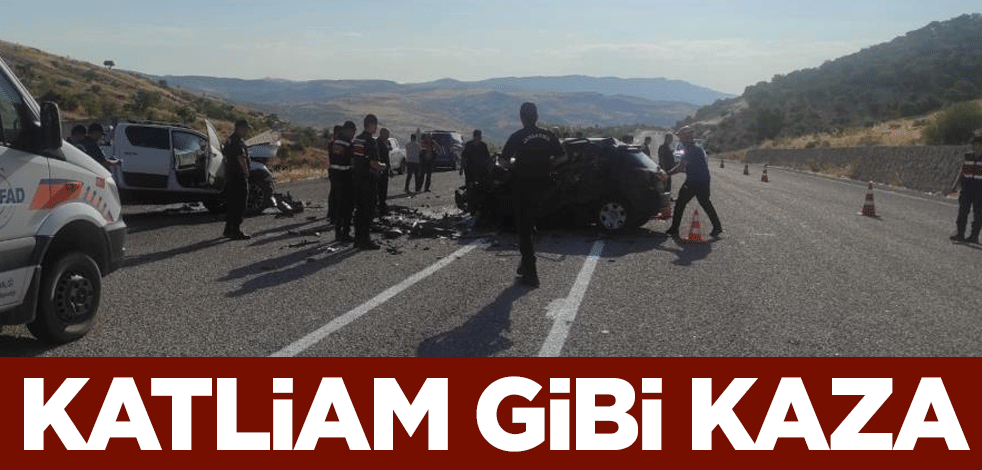 Adıyaman'da katliam gibi kaza: 4 ölü, 2 yaralı