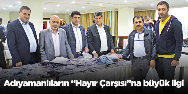 Adıyamanlıların "Hayır Çarşısı"na büyük ilgi