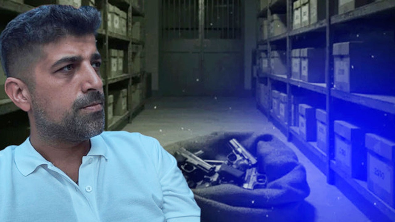 Adli emanetten 13 silahı intihar etmek için çaldığını iddia eden katibe 21 yıla kadar hapis istendi