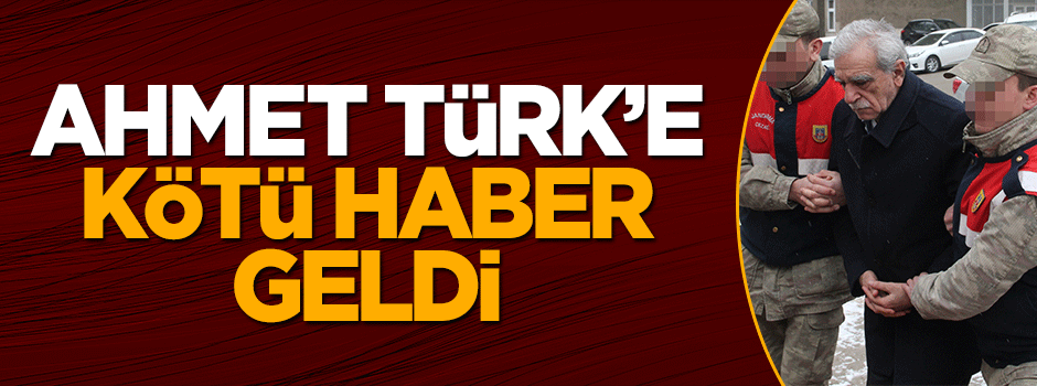Adli Tıp Kurumu'ndan Ahmet Türk'e kötü haber