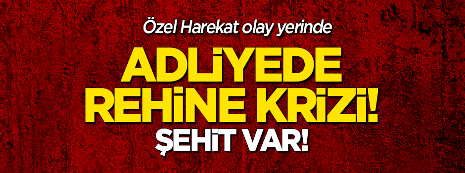 Adliyede dehşet! Polisi şehit etti intihar etti