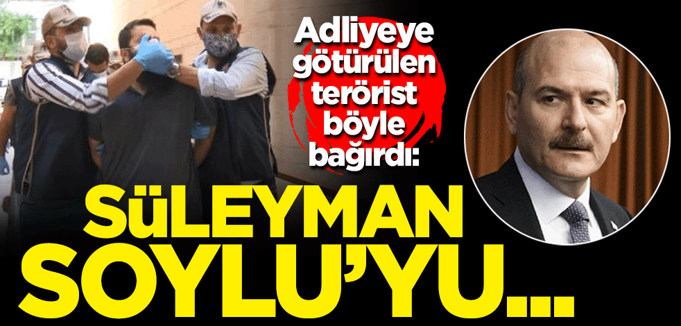 Adliyeye götürülen DEAŞ'lı böyle bağırdı: "Süleyman Soylu'yu aldırtacağım!"
