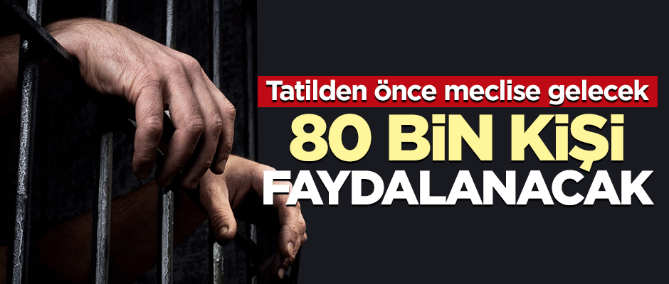 Af Yasası meclise geliyor: 80 bin kişi faydalanacak