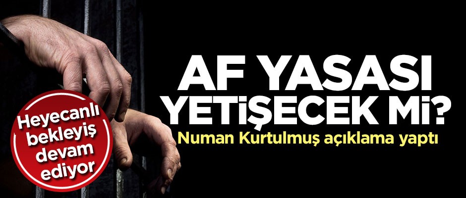 Af yasası yetişecek mi?