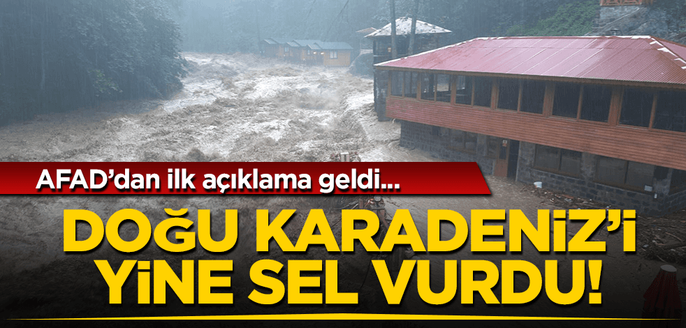 AFAD'dan Artvin ve Rize’de etkili olan yağışlarla ilgili açıklama: Mahsur kalanlar var