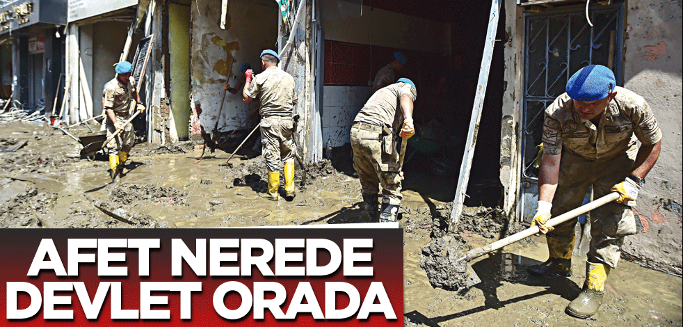 Afet nerede devlet orada