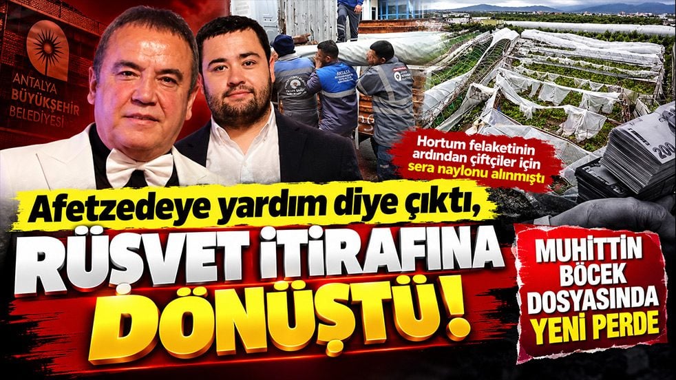 Afetzedeye yardım diye çıktı, rüşvet itirafına dönüştü! Muhittin Böcek dosyasında yeni perde